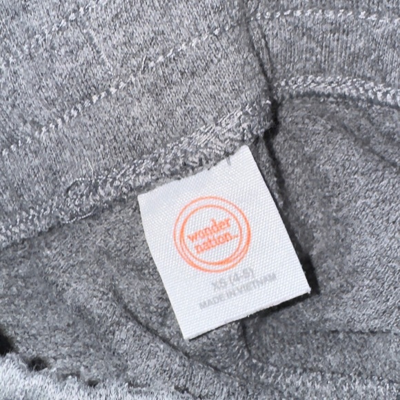 Wonder Nation Heather Gray Sweat Shorts Boys Kids Size X-Small - Picture 3 of 3